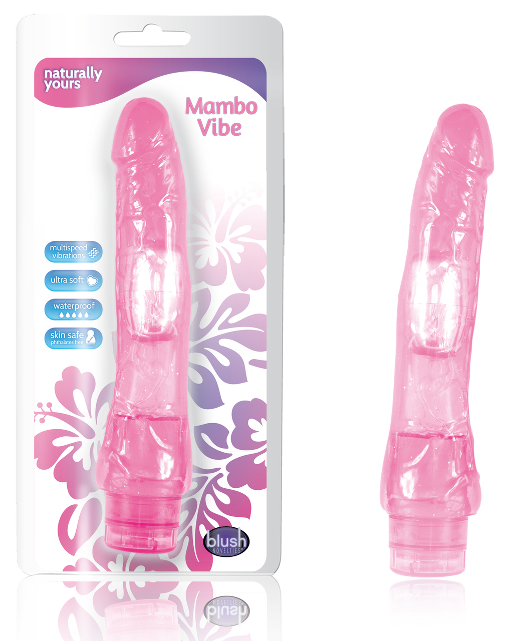 Blush Mambo Realistic Vibrator - Pink