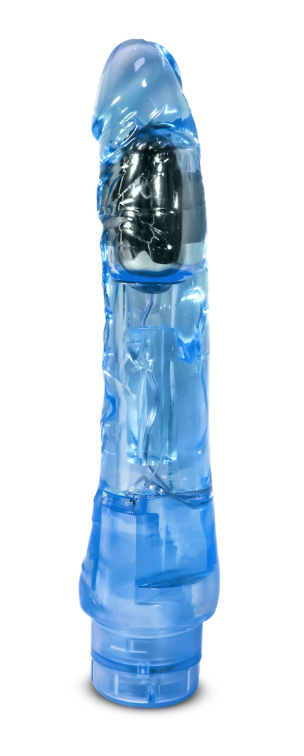 Blush Mambo Realistic Vibrator - Blue