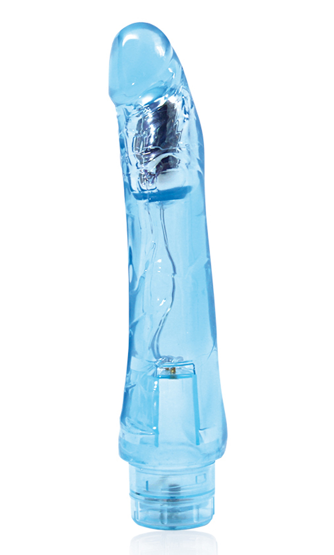 Blush Mambo Realistic Vibrator - Blue