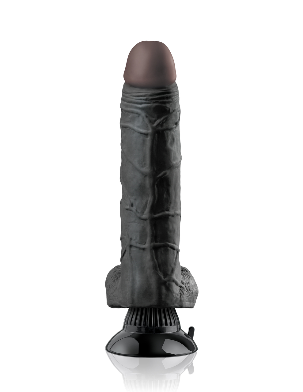 Pipedream Real Feel Deluxe No. 7 9" Waterproof Realistic Vibrator - Black Multi Speed