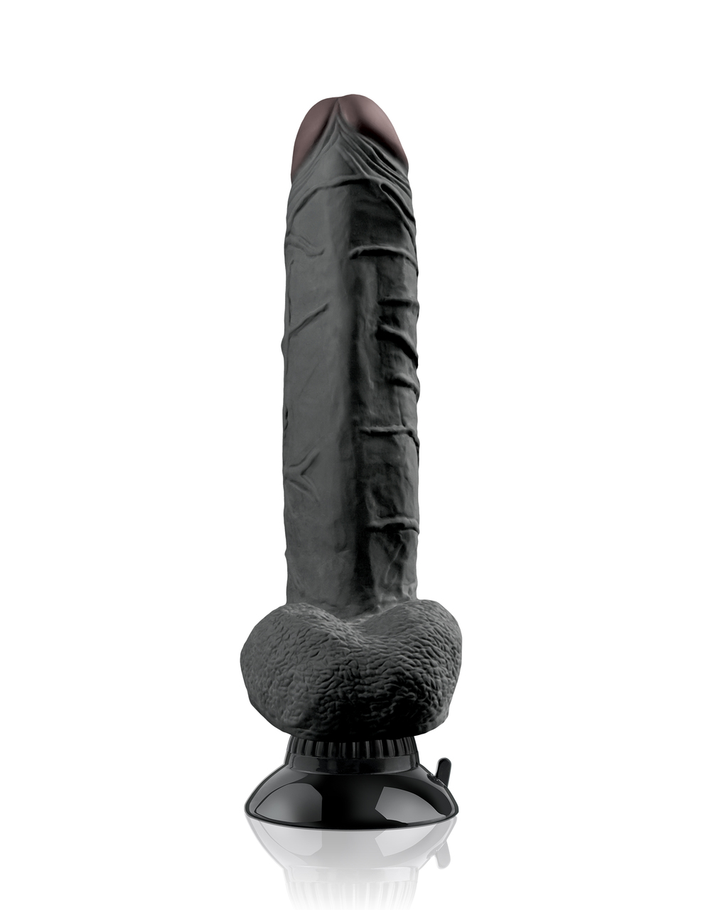 Pipedream Real Feel Deluxe No. 7 9" Waterproof Realistic Vibrator - Black Multi Speed