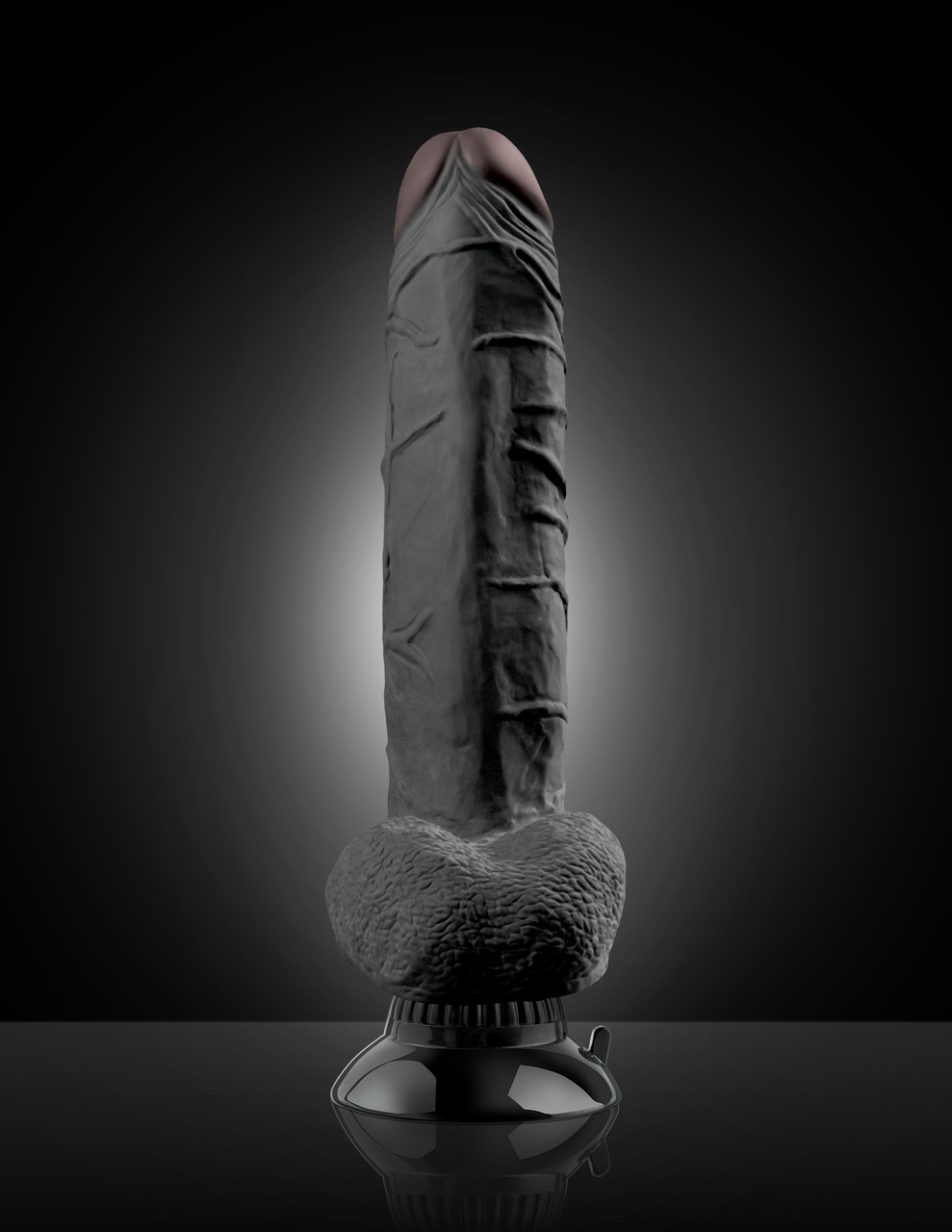 Pipedream Real Feel Deluxe No. 7 9" Waterproof Realistic Vibrator - Black Multi Speed