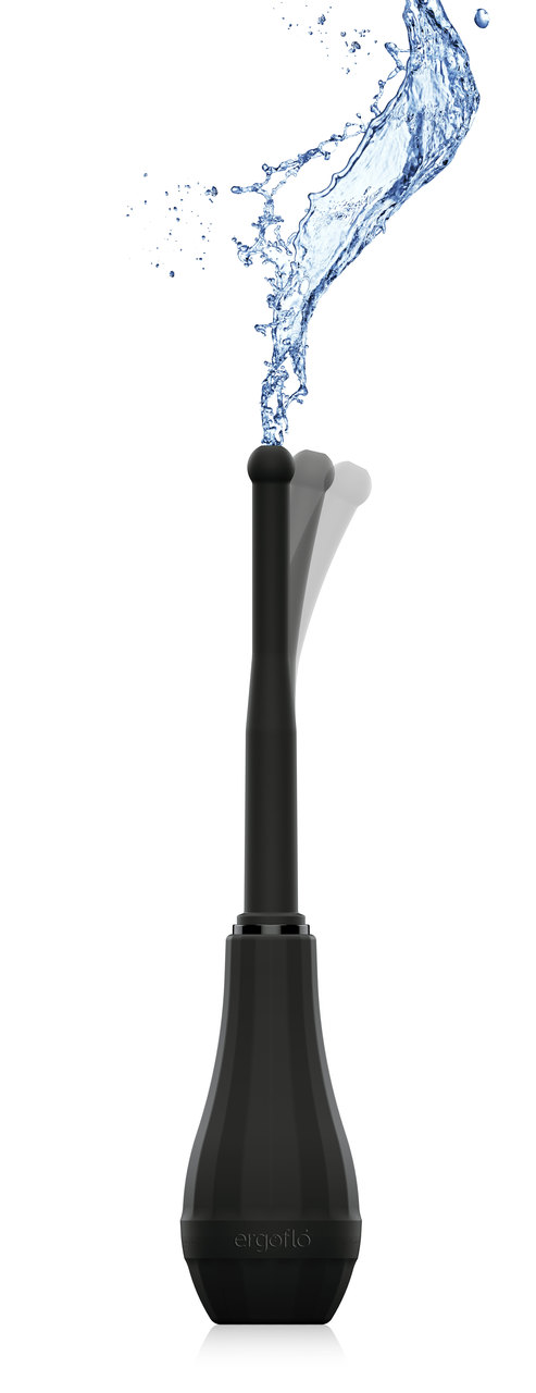 Perfect Fit Brand Ergoflo Director Enema & Douche - Black