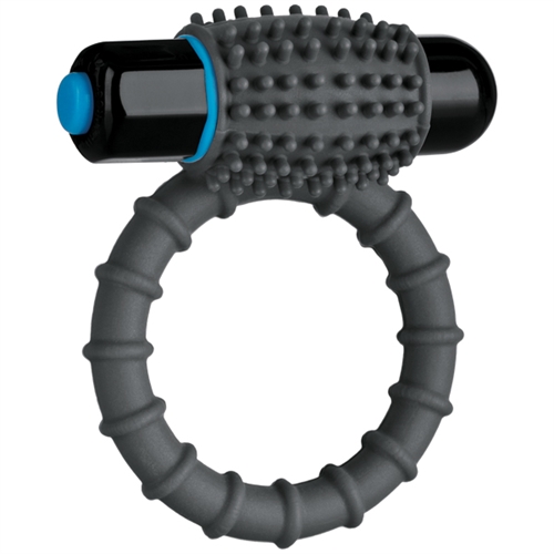 Doc Johnson Optimale Vibrating Cock Ring - Slate