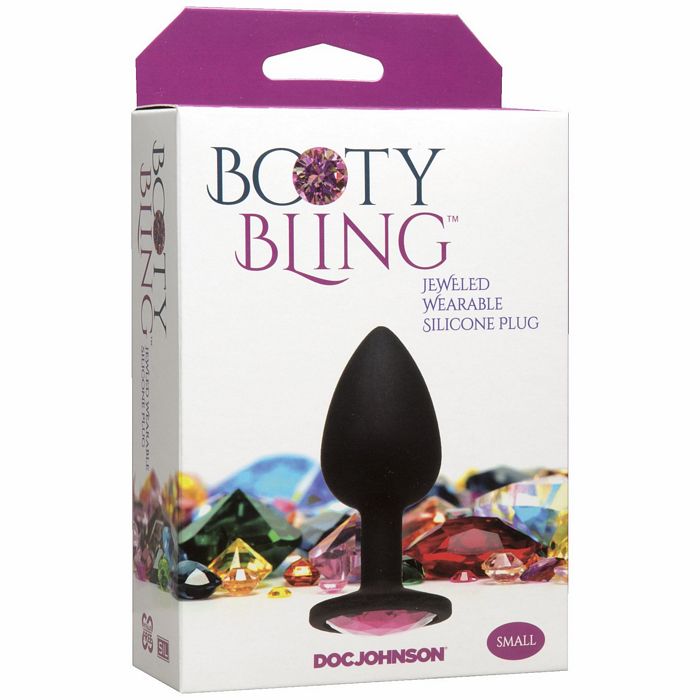 Doc Johnson Booty Bling Small Butt Plug - Pink