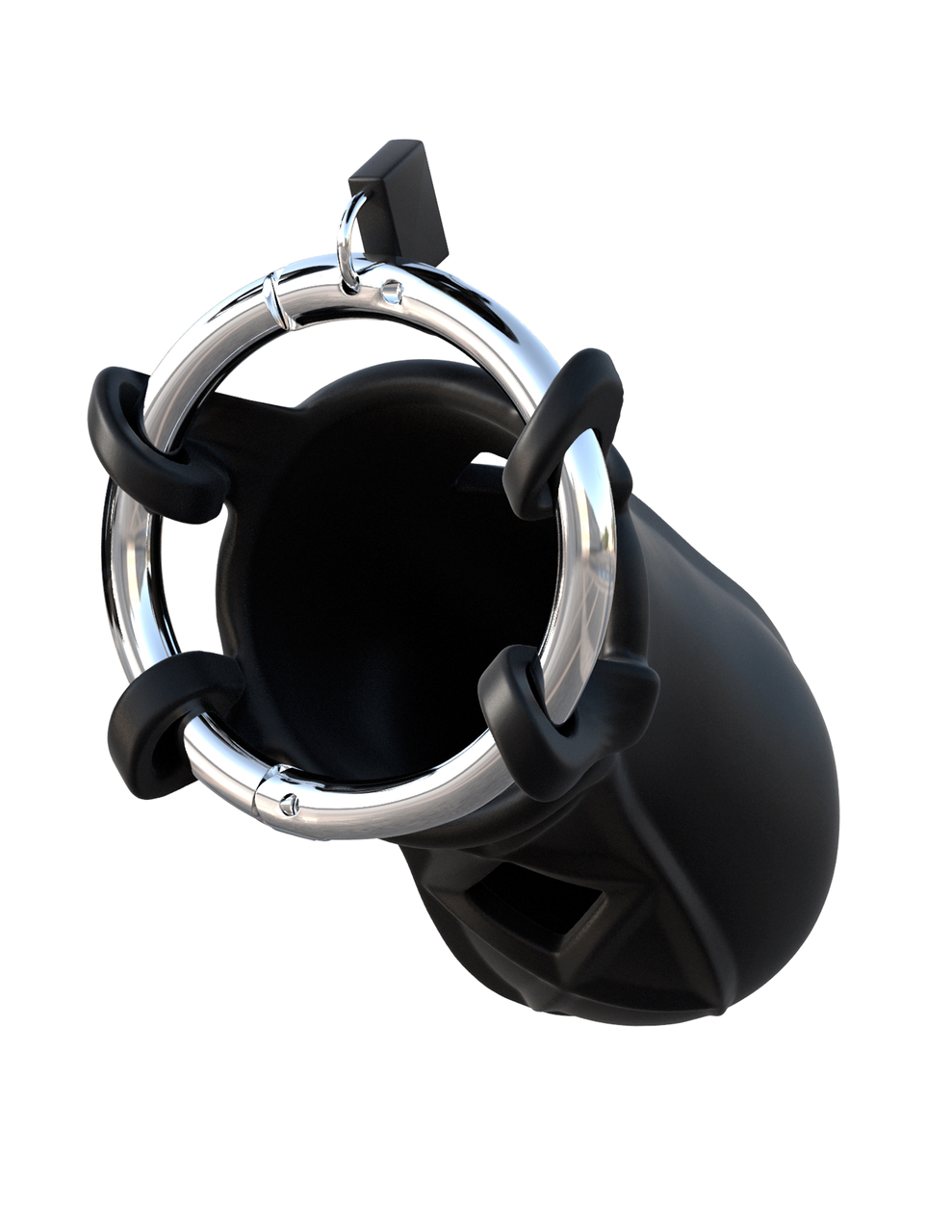 Pipedream Fantasy C - Ringz Extreme Silicone Cock Blocker Cage - Black
