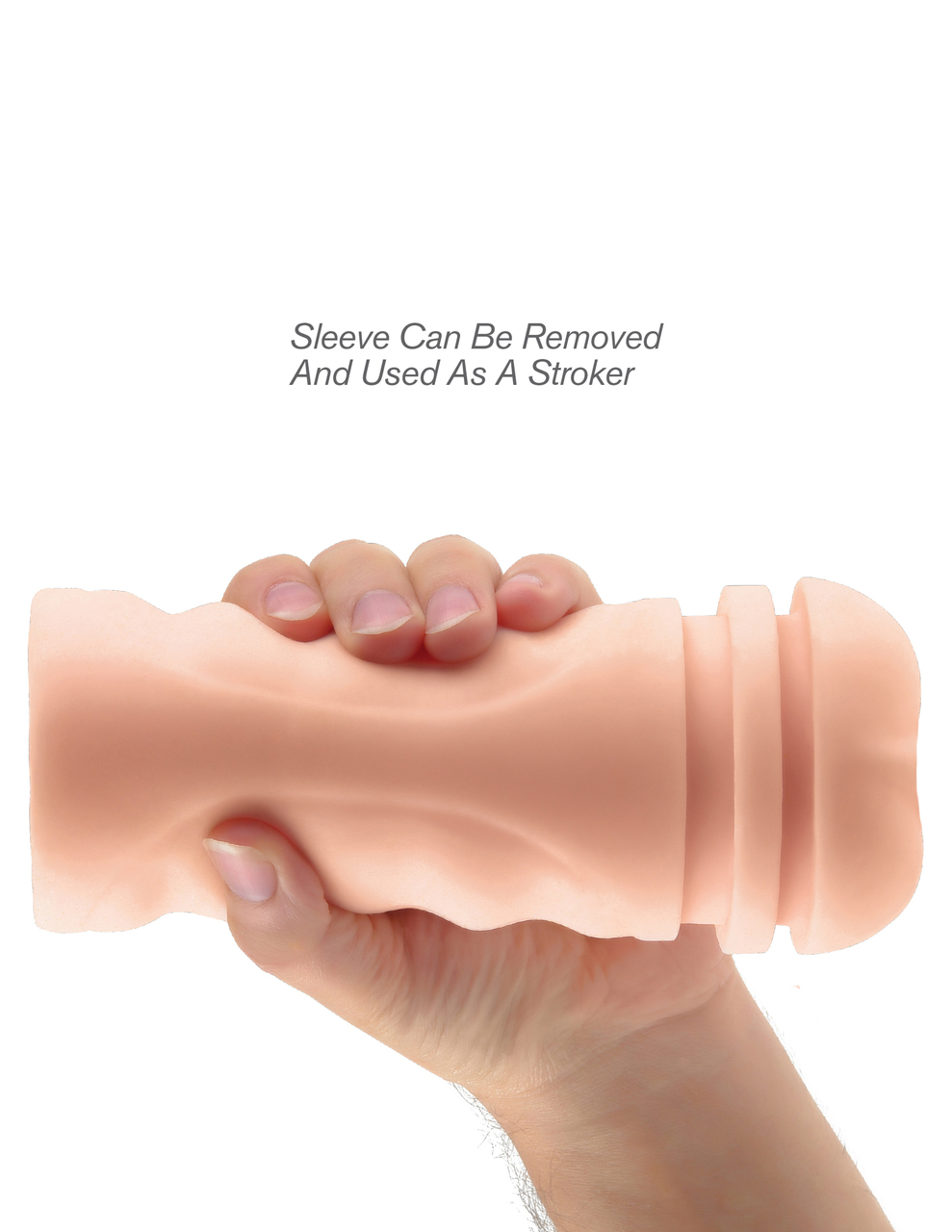 Pipedream Extreme Toyz Mega Grip Squeezable Vibrating Stroker Masturbators - Pussy