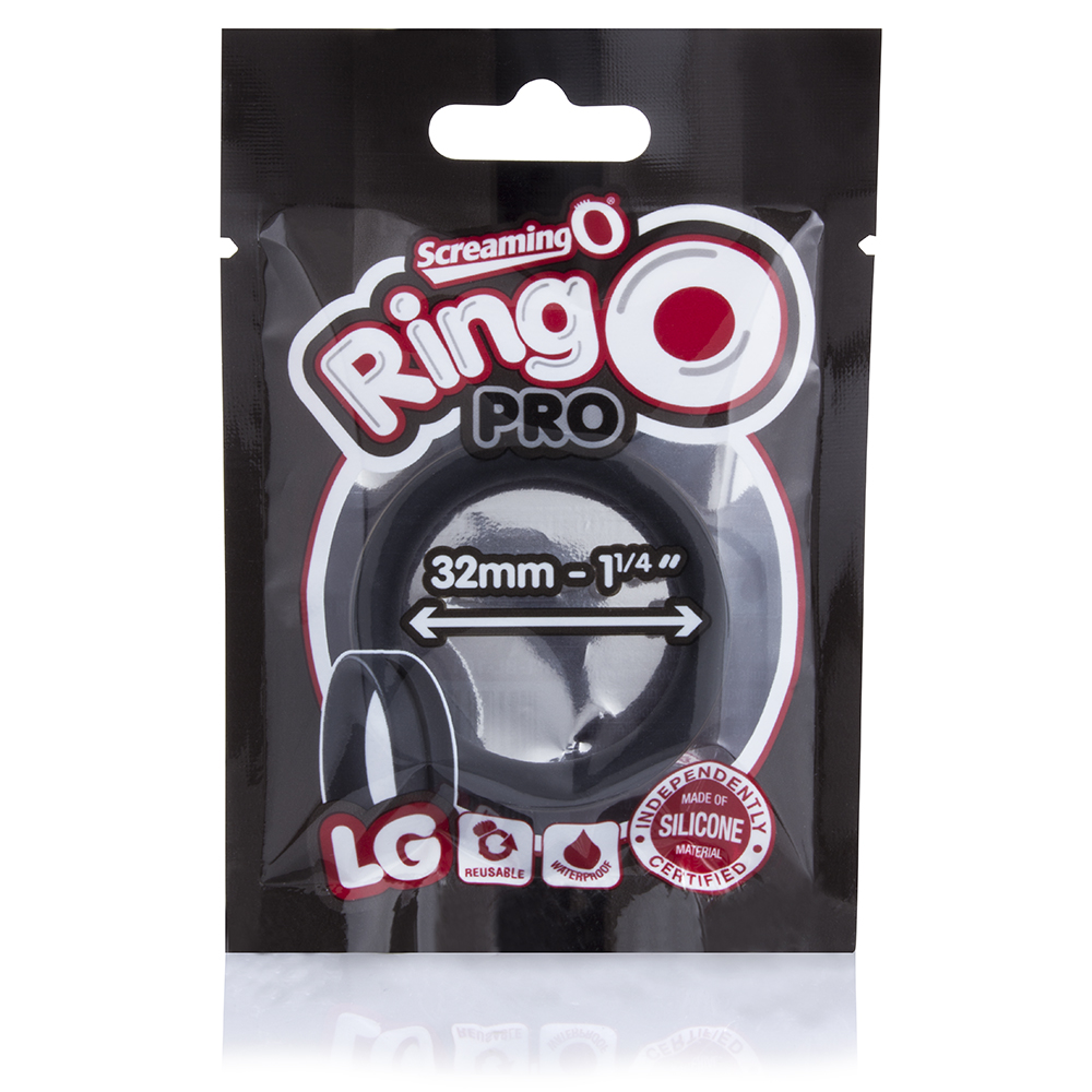 Screaming O Ringo Pro Large Cock Ring - Black