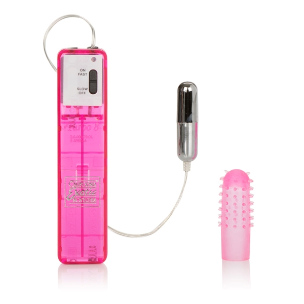 CalExotics New 8 Level Single Bullet Turbo Accelerator Vibrator - Pink