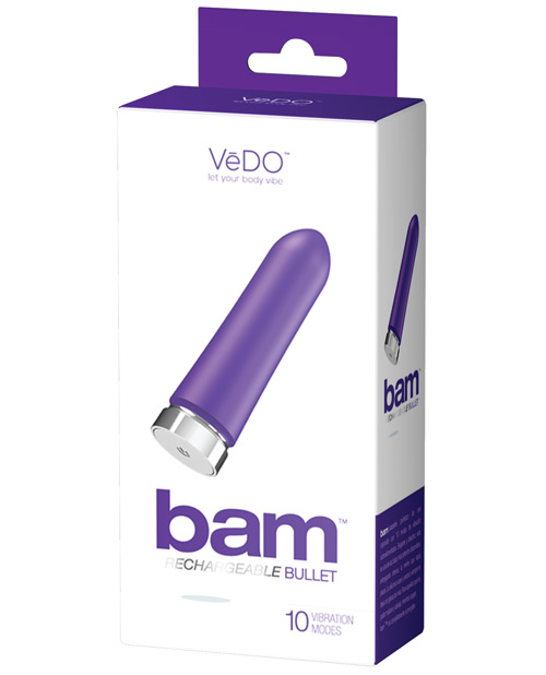 VeDO Bam Rechargeable Bullet Vibrator - Into You Indigo