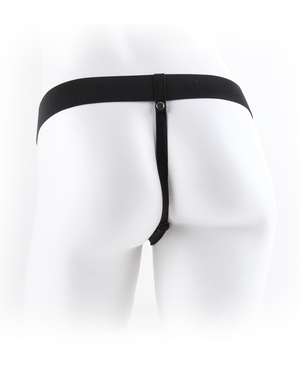 Pipedream Fetish Fantasy Series 7" Vibrating Hollow Strap On Dildo With Balls - Flesh