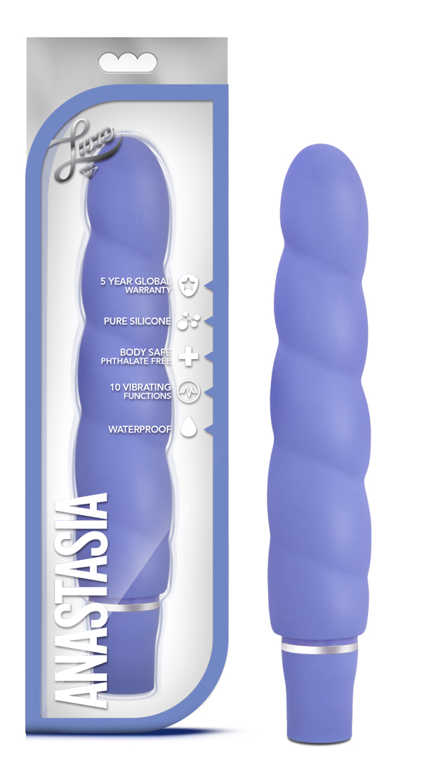 Blush Luxe Anastasia Vibrator - Periwinkle