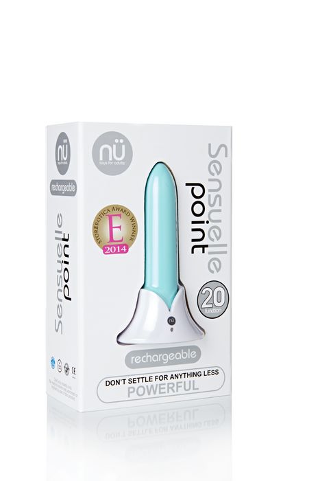 Nu Sensuelle Point Bullet Vibrator - Teal Blue