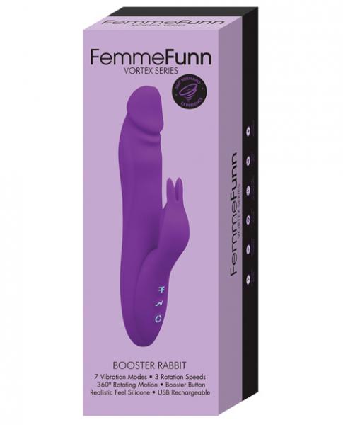 Femme Funn Booster Rabbit Vibrator - Purple
