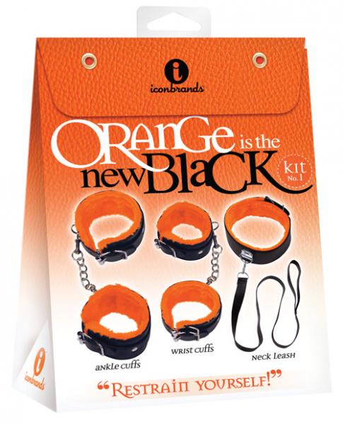 Icon Brands The 9's Orange Is The New Black Fetish Restraint Kit 1 - Restrain Yourself