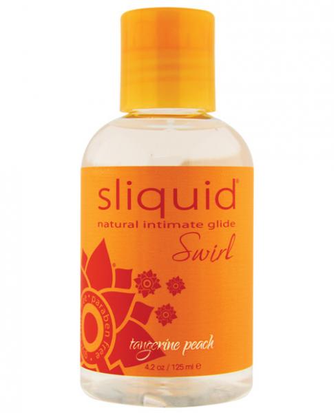 Sliquid Naturals Swirl Personal Lubricant 4.2 Oz Tangerine Peach