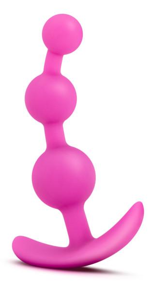 Blush Luxe Be Me 3 Fuchsia Anal Beads