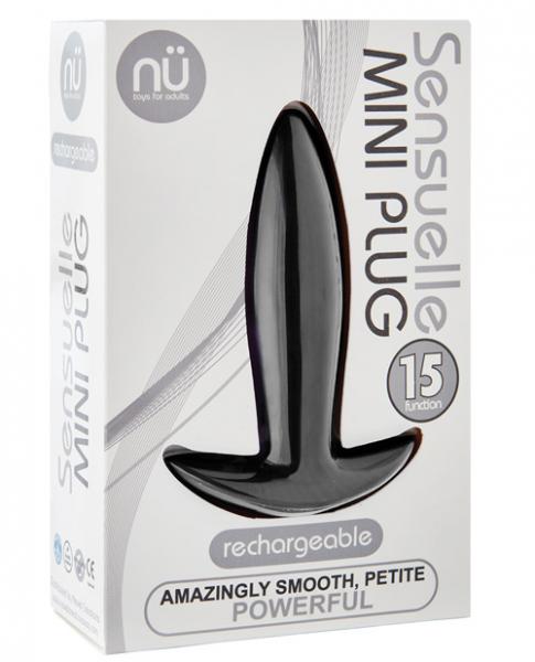 Nu Sensuelle Mini Butt Plug Black