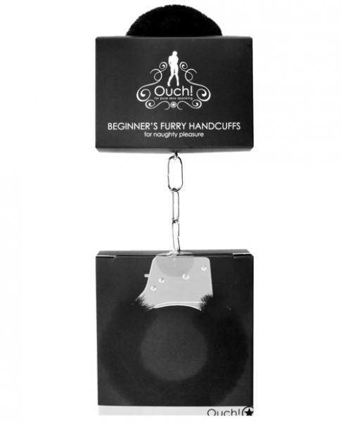 Shots Ouch Fetish Beginner's Handcuffs Furry Black
