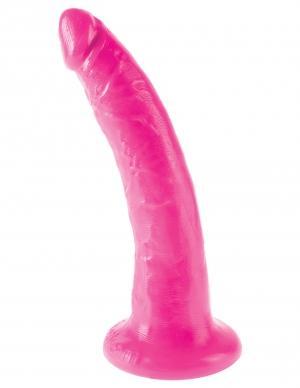 Pipedream Dillio 7" Slim Pink Suction Cup Dildo
