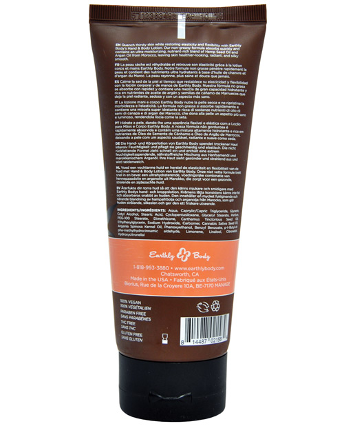 Earthly Body Hemp Hand & Body Lotion Isle Of You 7Oz Tube