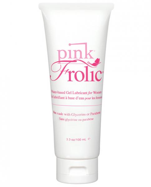 Pink Frolic Water Based Gel Personal Lubricant For Women 3.3Oz Tube