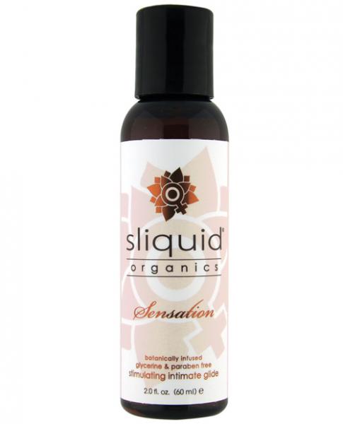 Sliquid Organics Sensation Stimulating Intimate Glide Personal Lubricant 2Oz
