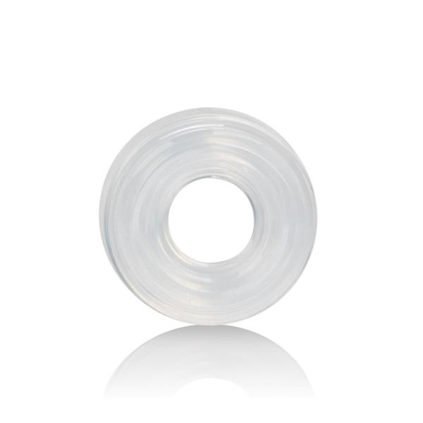 CalExotics Premium Silicone Medium Clear Cock Ring