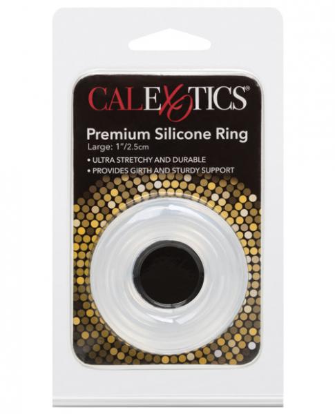 CalExotics Premium Silicone Large Clear Cock Ring