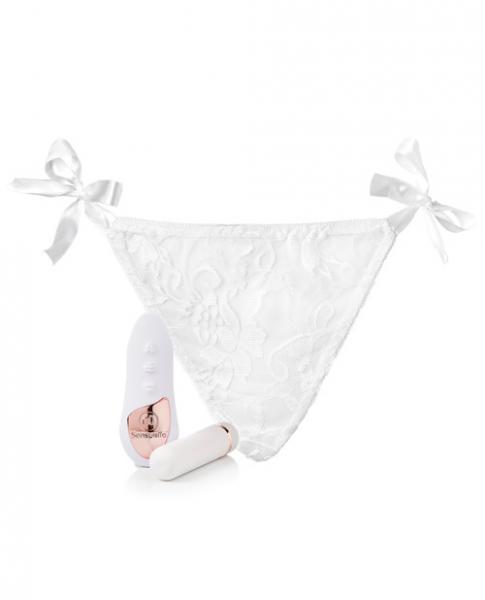 Nu Sensuelle Pleasure Panty Bullet Vibrator Remote Control White