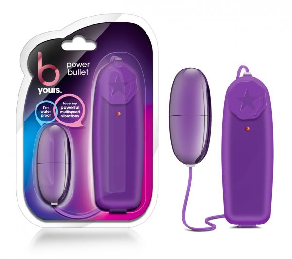Blush Power Bullet Vibrator Plum Purple