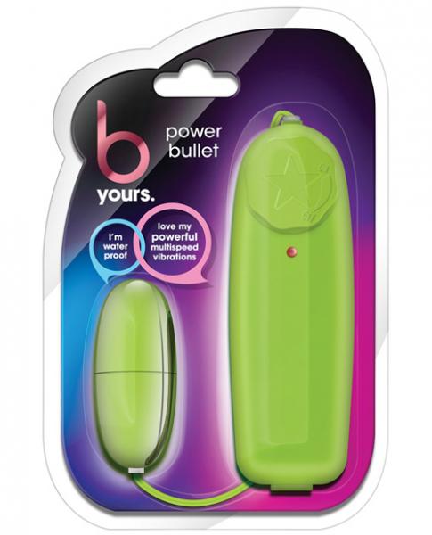 Blush Power Bullet Lemon Lime Swirl Green Vibrator
