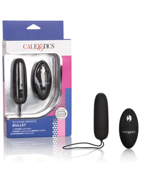 CalExotics Silicone Remote Control Bullet Vibrator Black
