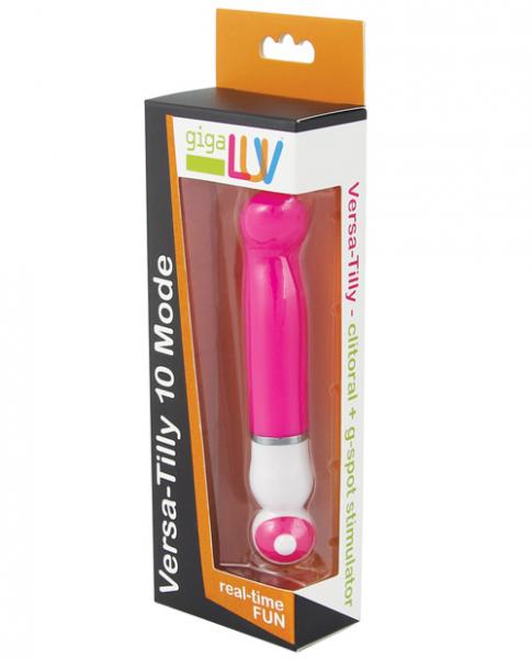 Gigaluv Versa Vibrator - Tilly G-Spot Vibrator - 10 Mode Pink