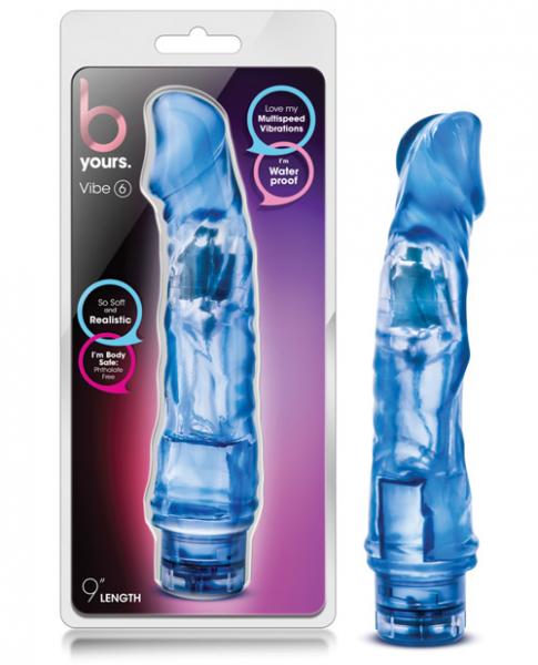 Blush B Yours Vibe #6 Blue Realistic Vibrator