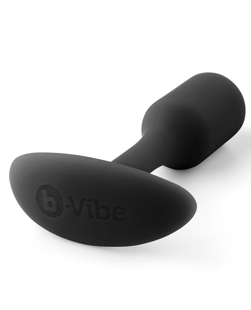 B - Vibe Weighted Snug Plug 1 - .55 G Black Butt Plug