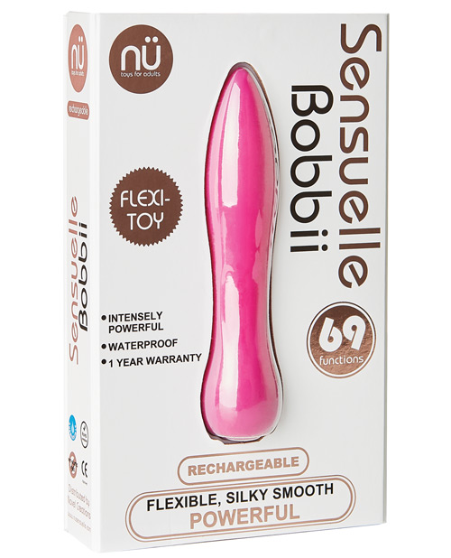 Nu Sensuelle Bobbii Flexible Vibrator - 69 Function Magenta