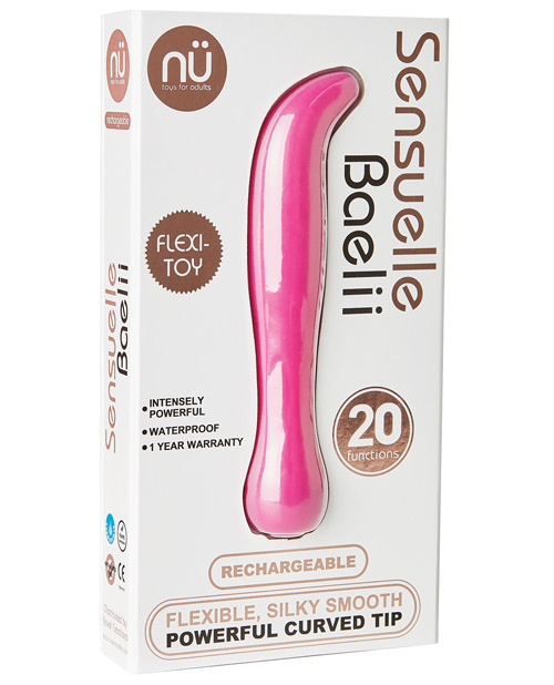 Nu Sensuelle Baelii Flexible G-Spot Vibrator - 20 Function Magenta