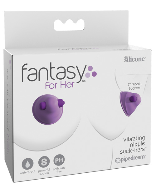 Pipedream Fantasy For Her Vibrating Nipple Suckers - Hers