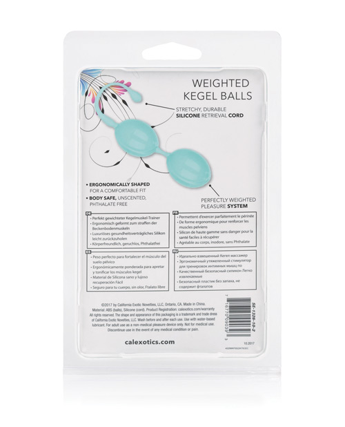CalExotics Weighted Kegel Balls - Teal