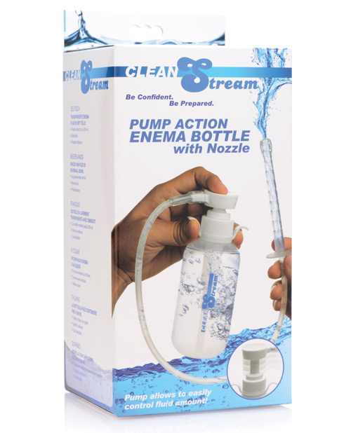 XR Cleanstream Pump Action Enema Bottle With Nozzle