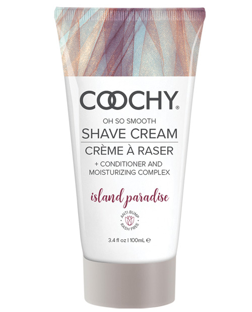 Coochy Rash Free Intimate Area Shave Cream - 3.4 Oz Island Paradise