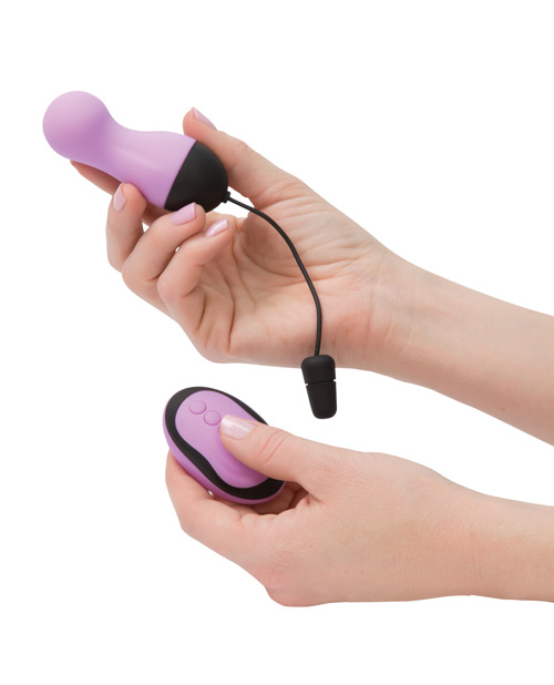 BMS Simple & True Remote Control Vibrating Egg Vibrator - Purple