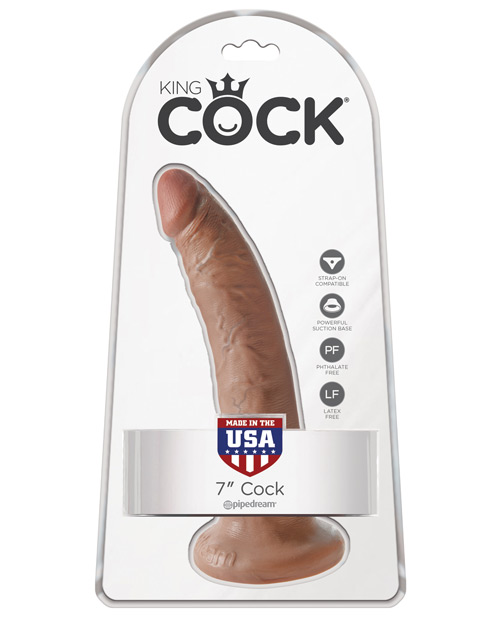 Pipedream King Cock 7" Realistic Dildo - Tan