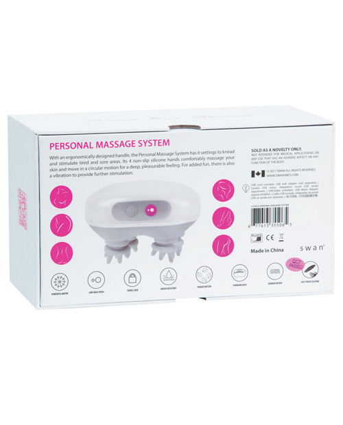 BMS Swan Personal Massage Wand Vibrator System