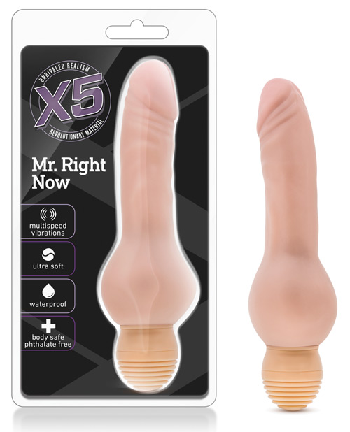 Blush X5 Mr Right Now Dildo - Beige