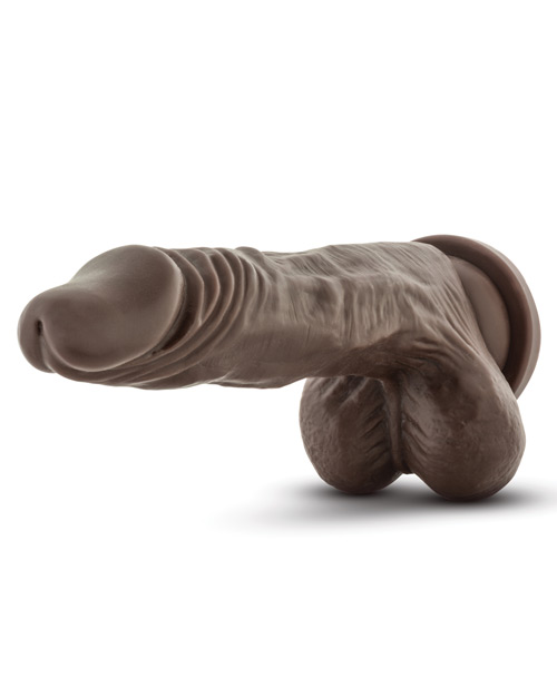 Blush Dr. Skin Mr. Skin Stud Muffin Suction Cup Dildo - Chocolate