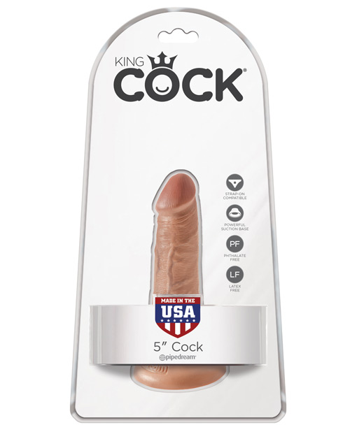 Pipedream King Cock 5" Realistic Dildo - Tan