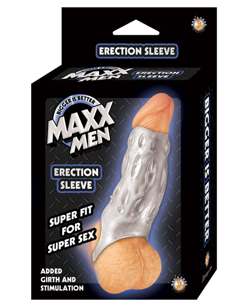 Nasstoys Maxx Men Erection Penis Sleeve - Clear