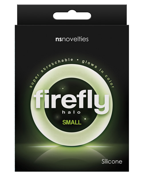NS Novelties Firefly Halo Small Cock Ring - Clear
